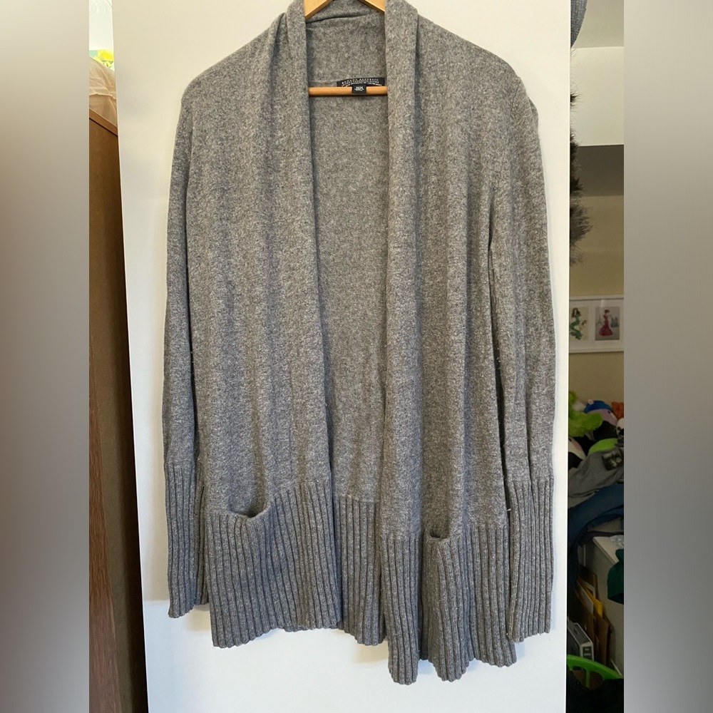 🔥Gray Open Front Cardigan Sweater